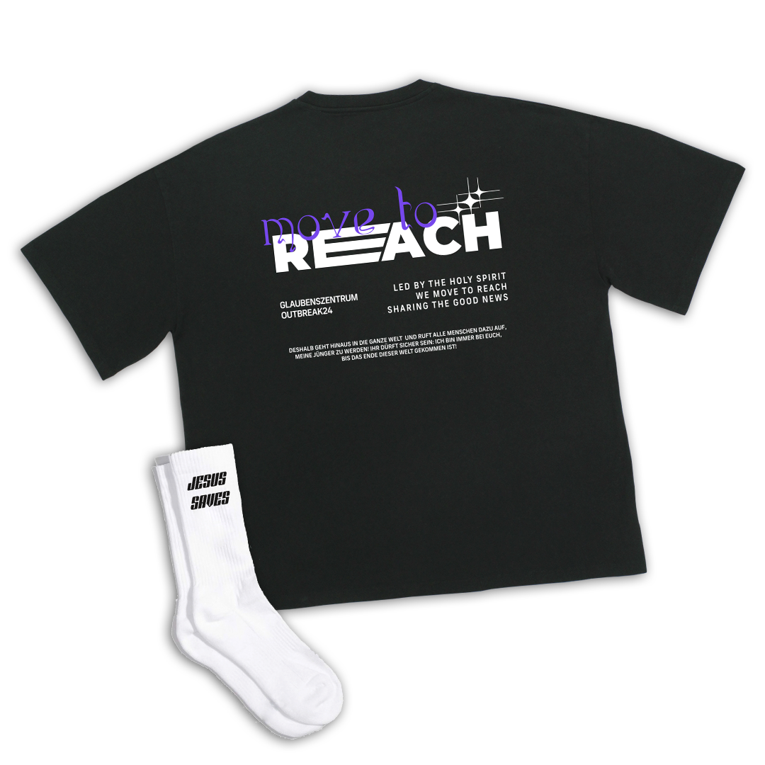 Set "Move to reach" - T-Shirt + Socken