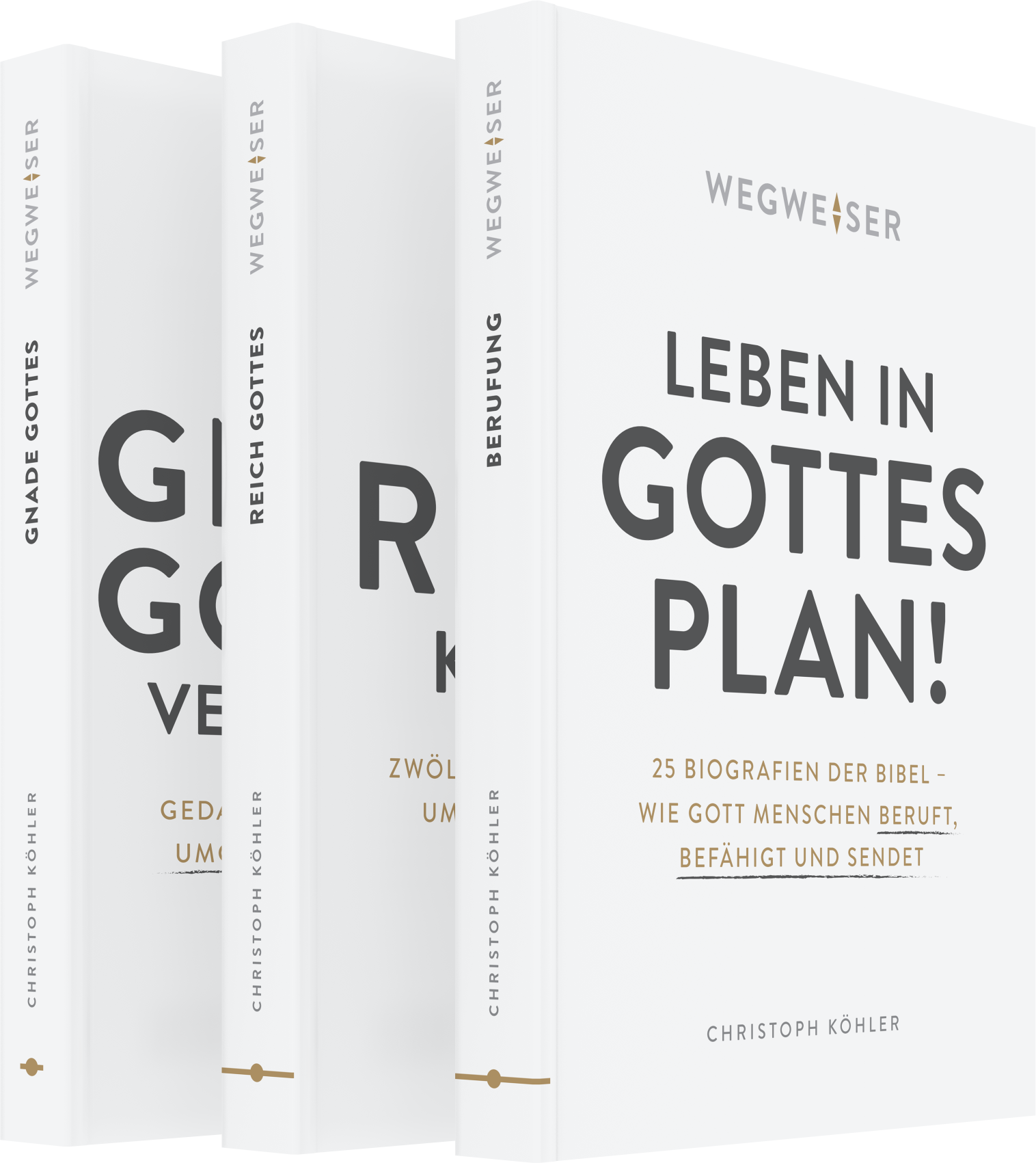 Wegweiserreihe - 3 Bücher von Christoph Köhler