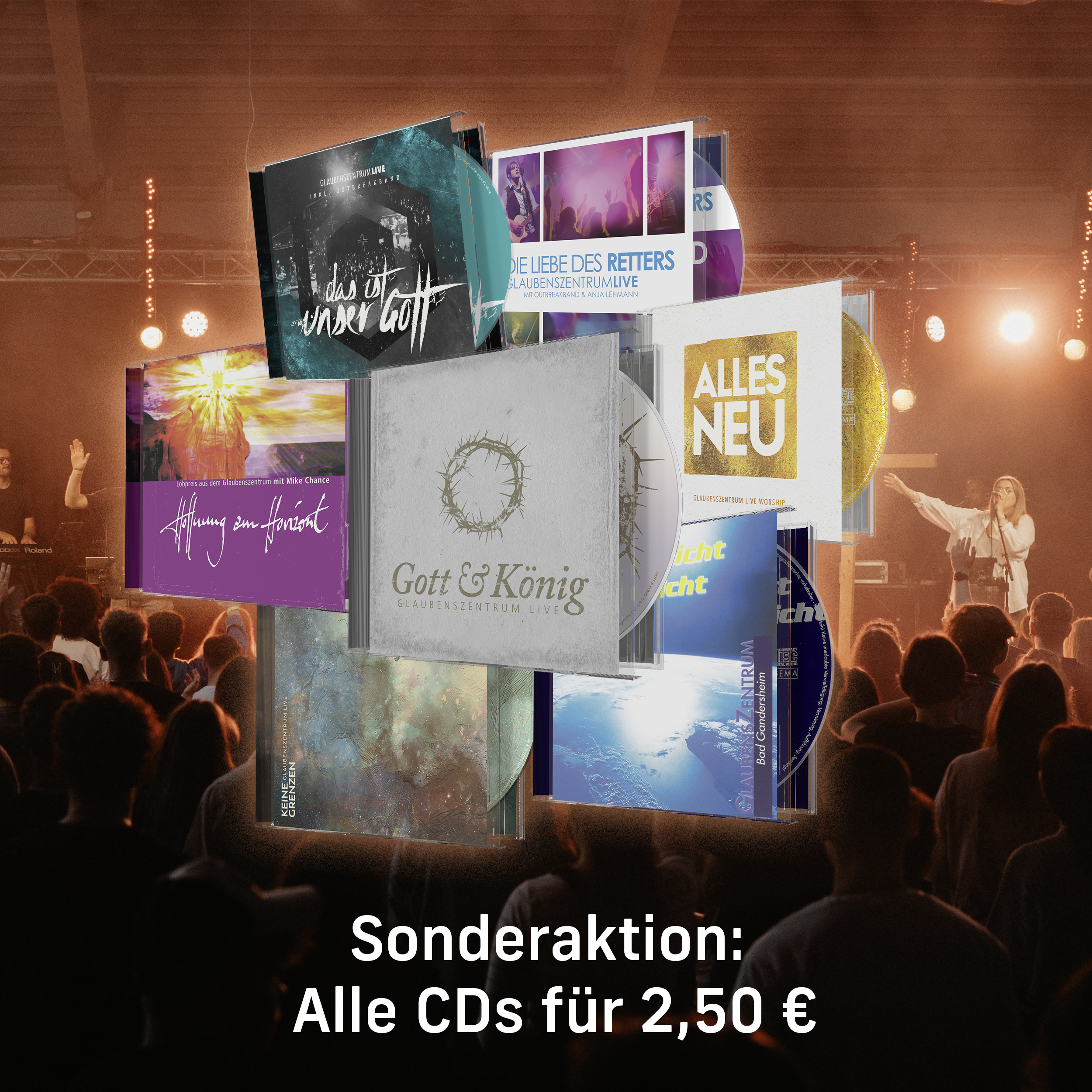 Gesamtbundle Alle Lobpreis CD's und DVD's 