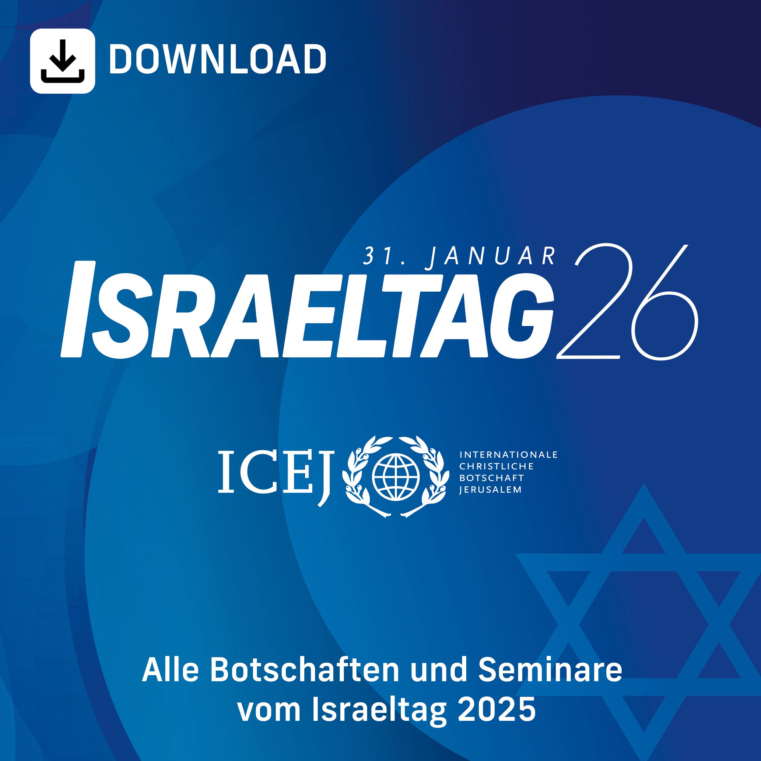 Israeltag 2026: "Israel geht uns alle an!"